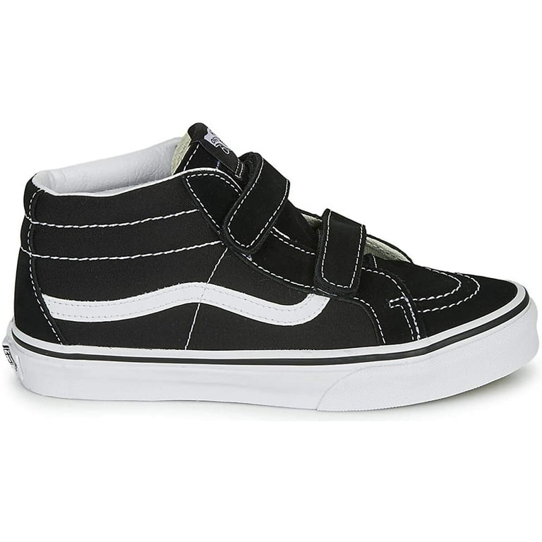 Sk8-mid Reissue V Trainers Child Black/White High Top Trainers Shoes - Walmart.com