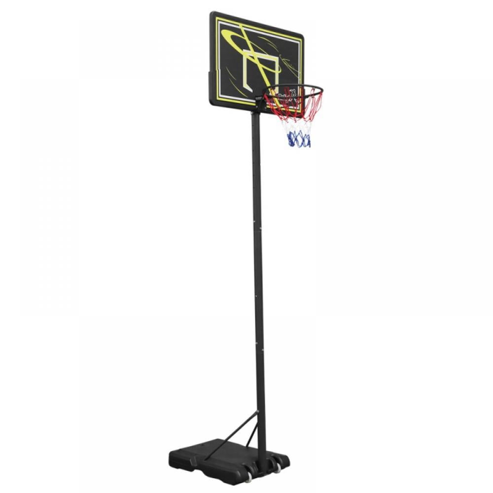 Outdoor Basketball Hoop Portable Adjustable 44" Backboard ADJUSTS 7.5' 10' 