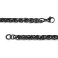 thumbnail image 2 of Black Titanium 7MM Wheat Link Bracelet 8", 2 of 2