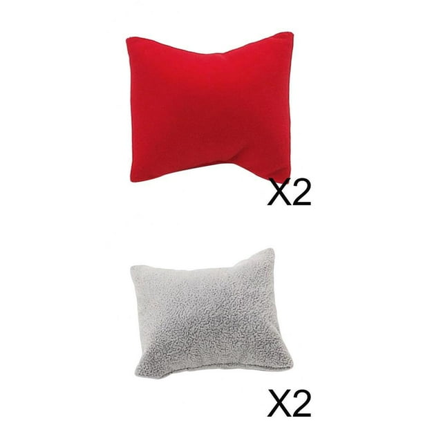 cojín del de almohada de exhibición de joyería 4pcs para s pulseras del reloj rojo gri Hugo almohada de cojín de exhibición de joyería