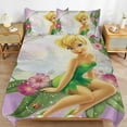 thumbnail image 6 of Tinkerbell Cartoon Anime Bedding Set for All Seasons Twin Duvet Cover Set 1 Comforter Quilt Cover And 2 Pillowcases For Kid Boy Girl, 6 of 8