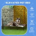 thumbnail image 3 of PawHut 48" x 36" Elevated Breathable Dog Bed Portable Pet Cot w/ Carry Bag Metal Frame Breathable Mesh Indoor and Outdoor Tan, 3 of 9