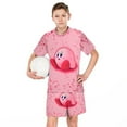 thumbnail image 6 of Boys Kirby Short Sleeve Mesh T-Shirt And Shorts Outfit Set Summer Clothes Set for Kids, 6 of 7