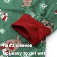 thumbnail image 5 of Pyjama une Pièce à Capuche avec Fermeture Éclair, Tenue de Maison à Manches Longues, Imprimé Élan pour Adultes, 5 of 5