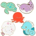 thumbnail image 3 of Miangastore Broche Épingle Émail Multi Couleur Alliage 5 Pcs, 3 of 9
