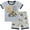 3# Gray, variant on Little Hand Toddler Boys Pajamas Car Short Set Summer Sleepwear Cotton Pjs Size 3T
