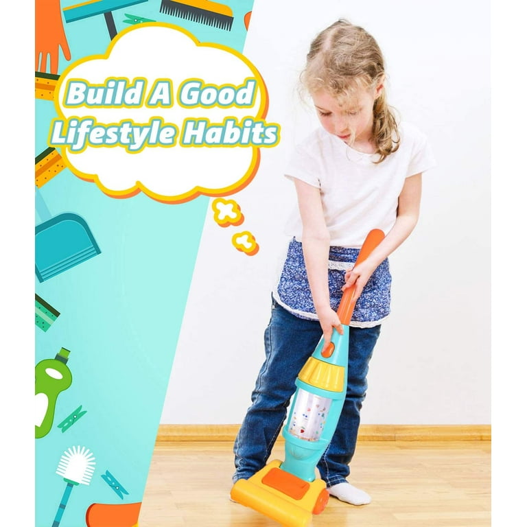 Free Shipping! EP Exercise N Play Kids Vacuum Cleaner Toy Set with