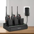 thumbnail image 3 of Walkie Talkies pxton recargables de largo alcance, paquete de 6 con cargador, 3 of 9