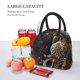 thumbnail image 5 of Easygdp Leopard On Tree Branch Bolsa de Almuerzo Insulada Grande, Forro de Aluminio, Diseño Espacioso, a Prueba de Fugas, Ideal para Trabajo, Picnics, Viajes y Actividades al Aire Libre, 5 of 6