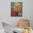 thumbnail image 5 of Strange Pumpkin ,Thanksgiving Day Art Poster Canvas- Perfect for Wall Artrations, Dining Room Decor, Bedroom Art, Wall Decor Living Room, Wall Art, Frameless 20x30inch, 5 of 7