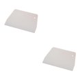 thumbnail image 1 of Ounissouiy Ladder Shaped Oil Scrapers Heat-Resistant Supplies Kitchen Scraper Chopper Butter Bakeware Non-stick Spatula Batter Flat Blanco 2piezas, 1 of 6