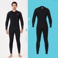 thumbnail image 3 of Trajes de buceo con trajes de buceo Mangas largas Pantalones largos Pareja Mantenga la cálida piel de buceo Taje de surf para snorkel natación en agua fría Negro XL 1.5mm Advancent OD003628-04, 3 of 5