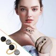 thumbnail image 1 of Anillo geométrico abierto a la moda para mujer, anillo creativo a la moda, joyería Wmkox8yii shlkj945, 1 of 1