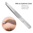 thumbnail image 4 of Pinzas De Acero Inoxidable Para Depilación De Cejas, Herramienta De Belleza Con Resorte, Ideal Para El Cuidado De Las Cejas., 4 of 7