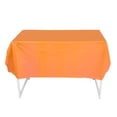 thumbnail image 4 of Nappe en Plastique Jetable PEVA Résistante à l'Huile et Imperméable pour Fête d'Anniversaire Orange, 4 of 8