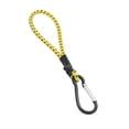 thumbnail image 4 of Cuerda elástica con mosquetón, correa elástica, cuerda elástica resistente y duradera para exteriores, Mini cuerdas elásticas para tiendas de campaña, amarillo negro DYNWAVEMX Cuerda elástica, 4 of 8