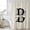 Black, variant on Letter B Waterproof Shower Curtain, Stall 36"x72" Washable Polyester Fabric Shower Curtains for Bathroom, Monogram Words Decorative Bathtub Curtain Sets with Hooks