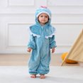 thumbnail image 4 of Baby Romper Long Sleeve Newborn Jumpsuit with Snap Closure Infant Bodysuit for Girls,Bodysuit, 4 of 9