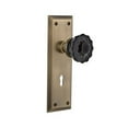 thumbnail image 7 of Nostalgic Warehouse Nykcrb_Psg_238_Kh New York Solid Brass Rose Passage Door Knob Set -, 7 of 7