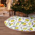 thumbnail image 5 of Sikiie Lavender Flowers Nativity Christmas Tree Skirt, Jesus Christian Winter Holiday Tree Mat Decoration(30-48IN)30", 5 of 6