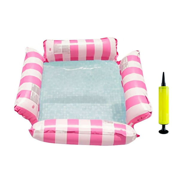 Cama Flotante Inflable Sillas Flotantes Inflables Portátiles para Piscina Playa Al Aire Libre