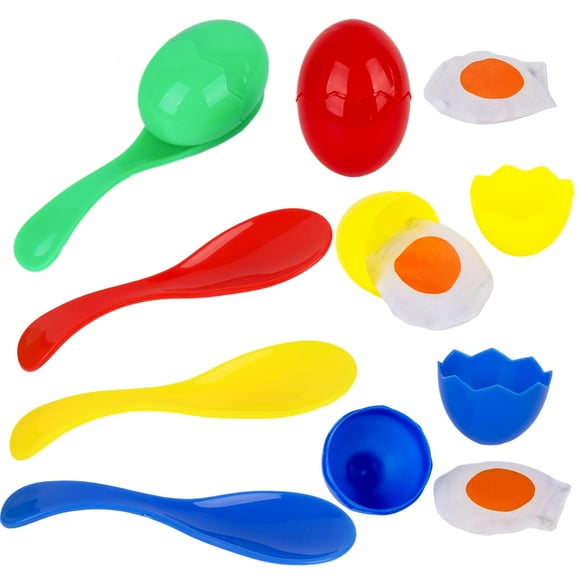 Set de juego Egg and Spoon Race, juguete para niños Lovestown