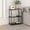 Black & Gray, variant on HOMLUX 3-Tier 29.6" Corner Shelf, Open Shelves for Display and Storage, Perfect for Living Room and Office Organization, Black & Gray