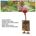 thumbnail image 4 of Adornos De Palas De Pato Para Parejas, Decoración De Jardín Al Aire Libre, Duraderos Y Resistentes A La Erosión, Artesanía Exquisita, Perfectos Para Su Jardín, Césped Y, 4 of 7