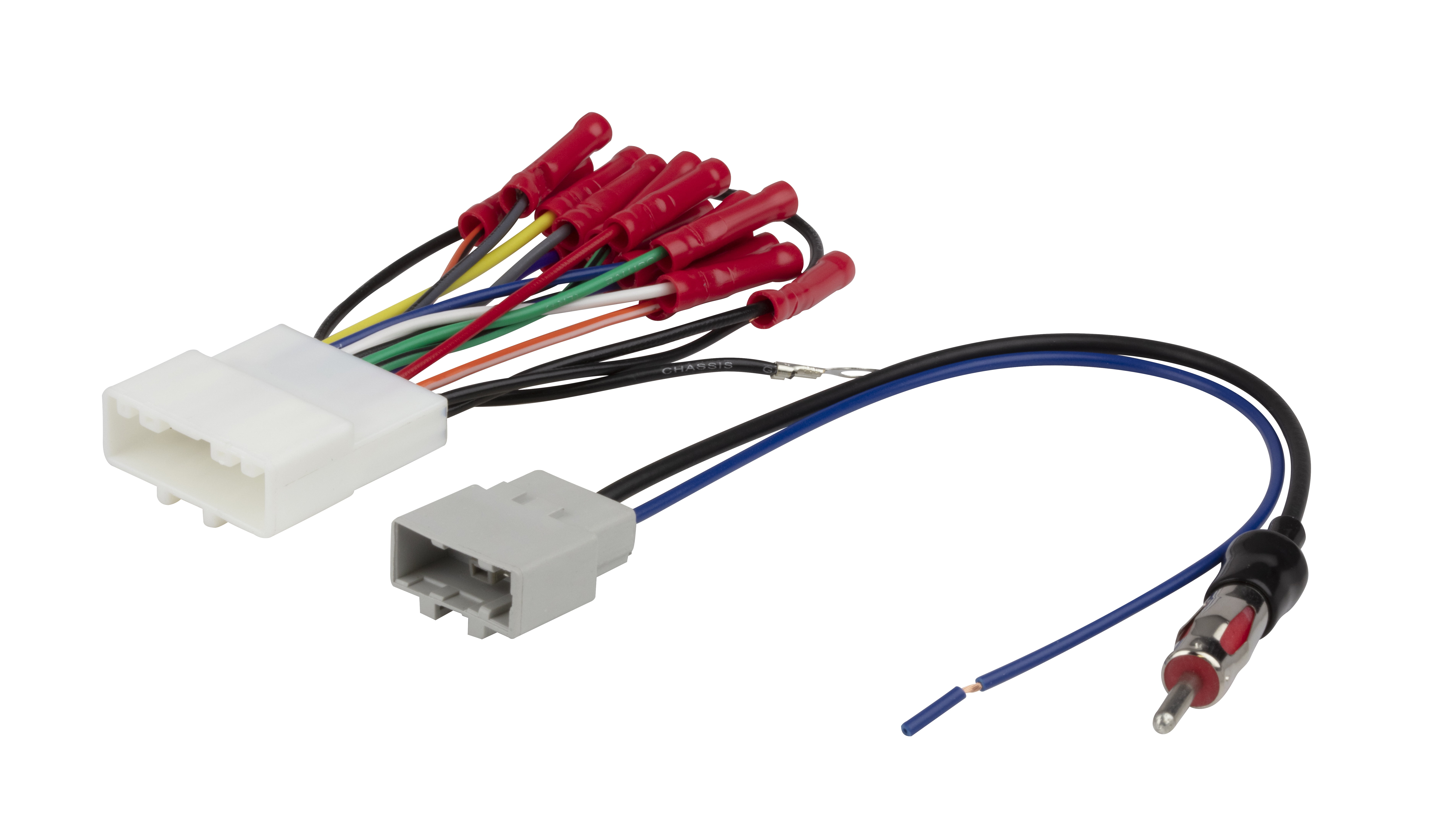 Scosche NN4A2B Wire Harness and Antenna Adapter Bundle Compatible with Select 2007-Up Nissan and Subaru Vehicles