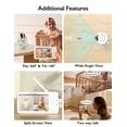 thumbnail image 6 of Momcozy BM03 Video Baby Monitor, 5.5" 1080P Full HD with Camera, Non-WiFi, Infrared Night Vision, Long-Range, Local Storage, 6 of 12
