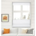 thumbnail image 5 of Arlo Blinds Thermal Room Darkening Fabric Roman Shades Top Down Bottom Up, Color: Pure White, Size: 46.5"W X 48"H, 5 of 6