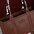 thumbnail image 6 of Wrangler Tote Bags for Women Top-handle Handbags and Purses for Women, Brown, 6 of 7