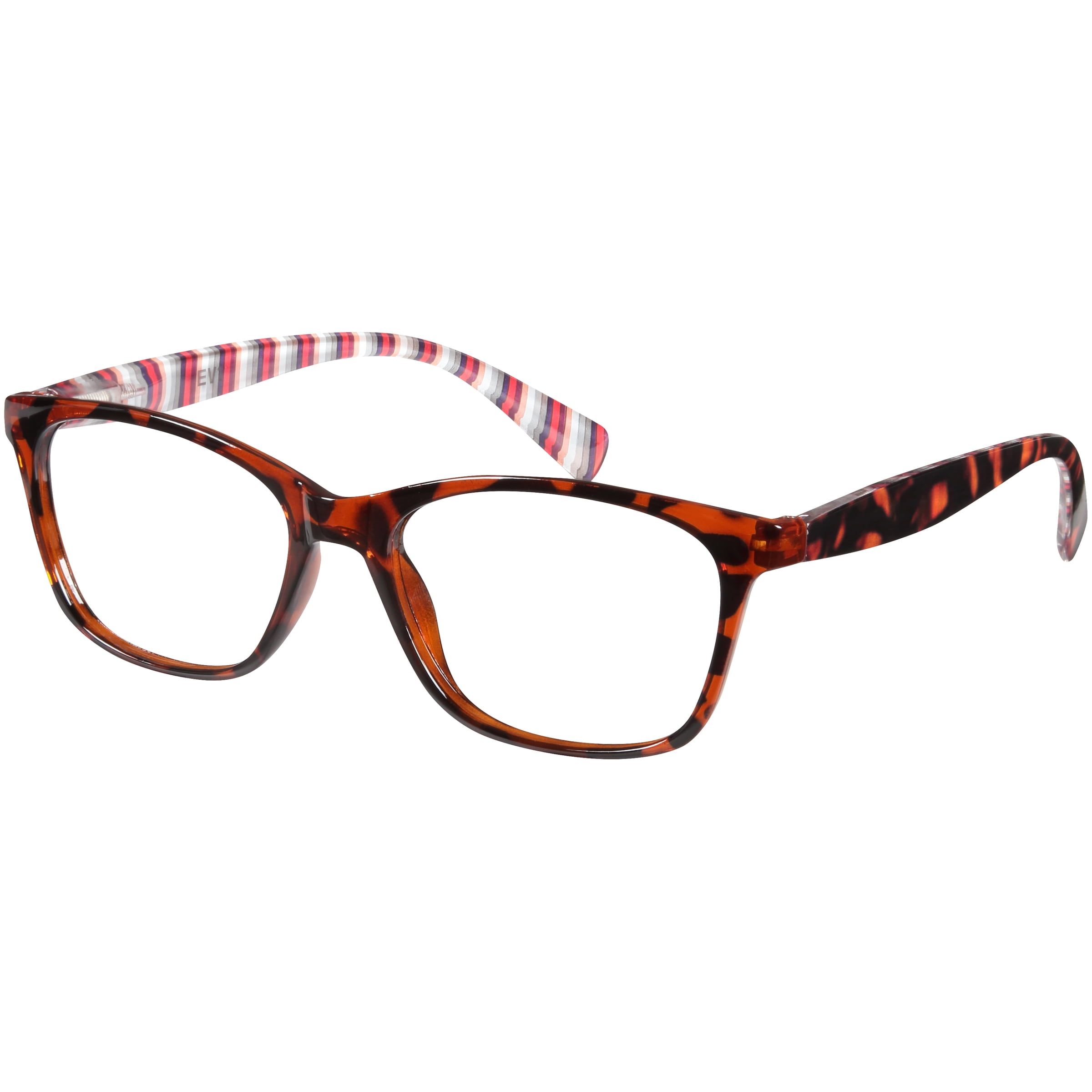 (2 pack) EV1 Sawyer Tortoise +1.25 Reading Glasses with Case