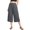 Gray, variant on KLHDSF Pants For Women Cotton Linen Wide Leg Cropped Pants Retro Artistic Casual Summer Straight Leg Trousers BlackXXL