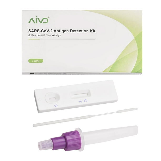 Covid 19 Kit de prueba rapida de antigeno Autoprueba casera Deteccion de antigeno SARA CoV 2 15 minutos Resultado rapido Prueba de acido nucleico Hisopo de garganta 1 pcs caja Walmart en linea