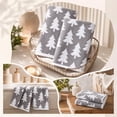 thumbnail image 5 of Rysoverian 2 Pcs Christmas Tree Hand Towels Soft Absorbent Fingertip Towels Holiday Kitchen Bathroom Decor, 5 of 7