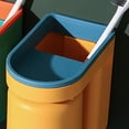 thumbnail image 2 of Porta Cepillo De Dientes Soporte para cepillo de dientes Soporte de pasta de dientes adhesivo para montaje en pared para ducha (amarillo), 2 of 4