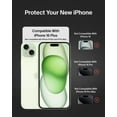 thumbnail image 3 of Belkin ScreenForce TemperedGlass Treated Screen Protector for iPhone 16 Plus, 15 Plus, & 14 Pro Max - Scratch-Resistant w/ - Includes Easy Align Frame for Bubble Free Application, 3 of 6