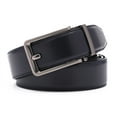 thumbnail image 2 of Men's Leather Belts Ratchet Automatic Belt Adjustable 46", 2 of 5