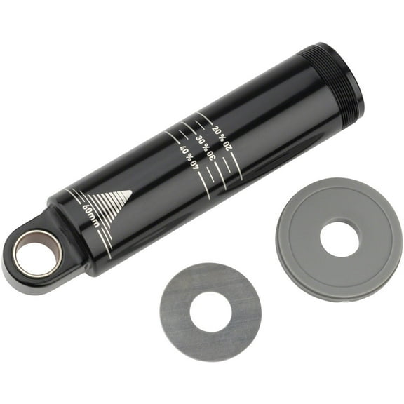 RockShox Rear Shock Damper Body - Standard Eyelet, 60mm w/ Hydraulic Bottom Out, 5mm Travel Spacer, Super Deluxe C1 