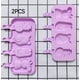 thumbnail image 4 of Molde de silicona rectangular creativo de 4 cavidades: formas de cerdo, conejo, oso y muñeco de nieve, perfecto for hacer paletas heladas y helados de verano, 4 of 5