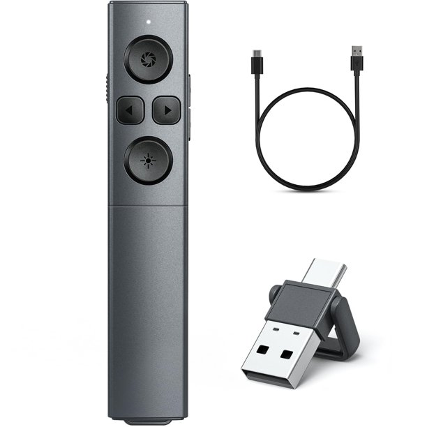 Presentation Clicker NinjaABXY 2 en 1 USB tipo C recargable