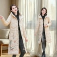 thumbnail image 5 of Pincandy Womens Fashion Hooded Coat Quilted Long Puffer Jackets Waterproof Warm Winter Maxi Length Parka Coats, 5 of 5