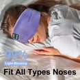 thumbnail image 6 of Joythink Sleep Headphones Bluetooth Sleep Mask Silk Headband Earphones Bluetooth Eye Mask for Sleeping On Side Blackout Soft Sleep Earphones Music Kids Children Eye Cover purple, 6 of 8