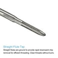 thumbnail image 4 of Unique Bargains 4 Packs M2 x 0.4 H2 High Speed Steel Straight Flutes Metric Machine Screw Thread Taps, 4 of 6