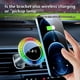 thumbnail image 4 of Cargador inalámbrico magnético para coche con control de voz Music Spect-rum LED Cargador para coche Soporte para teléfono, 4 of 8