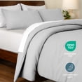thumbnail image 4 of Bare Home Down Alternative Comforter Set - 3-Pieces - All Seasons - Full, Cloud Gray, 4 of 8
