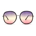 thumbnail image 1 of Womens Double Rim Round Butterfly Chic Sunglasses Black Gold Purple Pink, 1 of 4