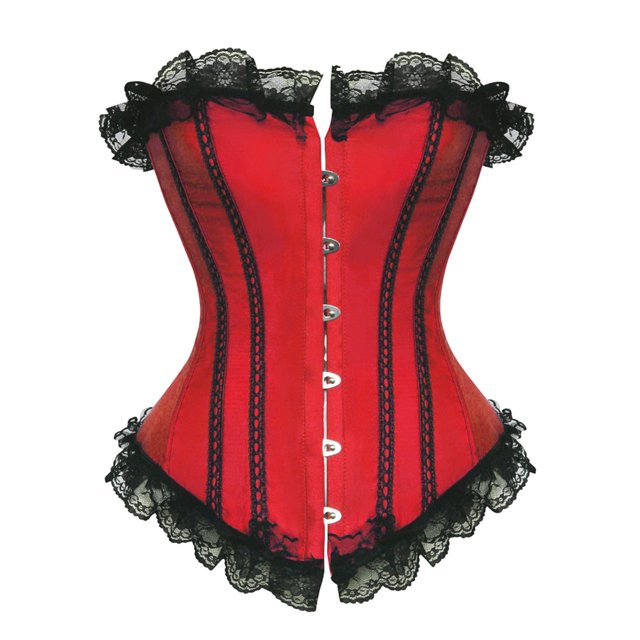 Women's Lace Patchwork Embroidery Solid Color Gothic Court Party Outside To Wear Corset