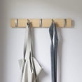 thumbnail image 2 of Rack/riel para montaje en pared con 5 ganchos, 2 of 7